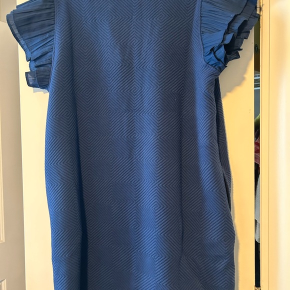 Simply Southern Royal Blue Dress with Pearl and Rhinestone Accents - Picture 6 of 7